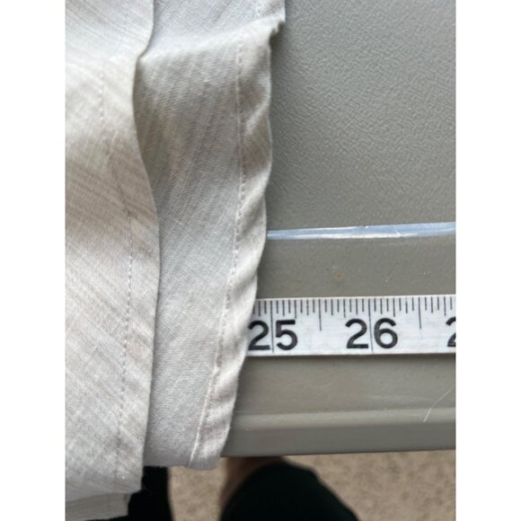 Woolrich Embroidered Peplum Tank Top Women S Cream Linen Blend Boho Hippie Chic - Picture 3 of 7